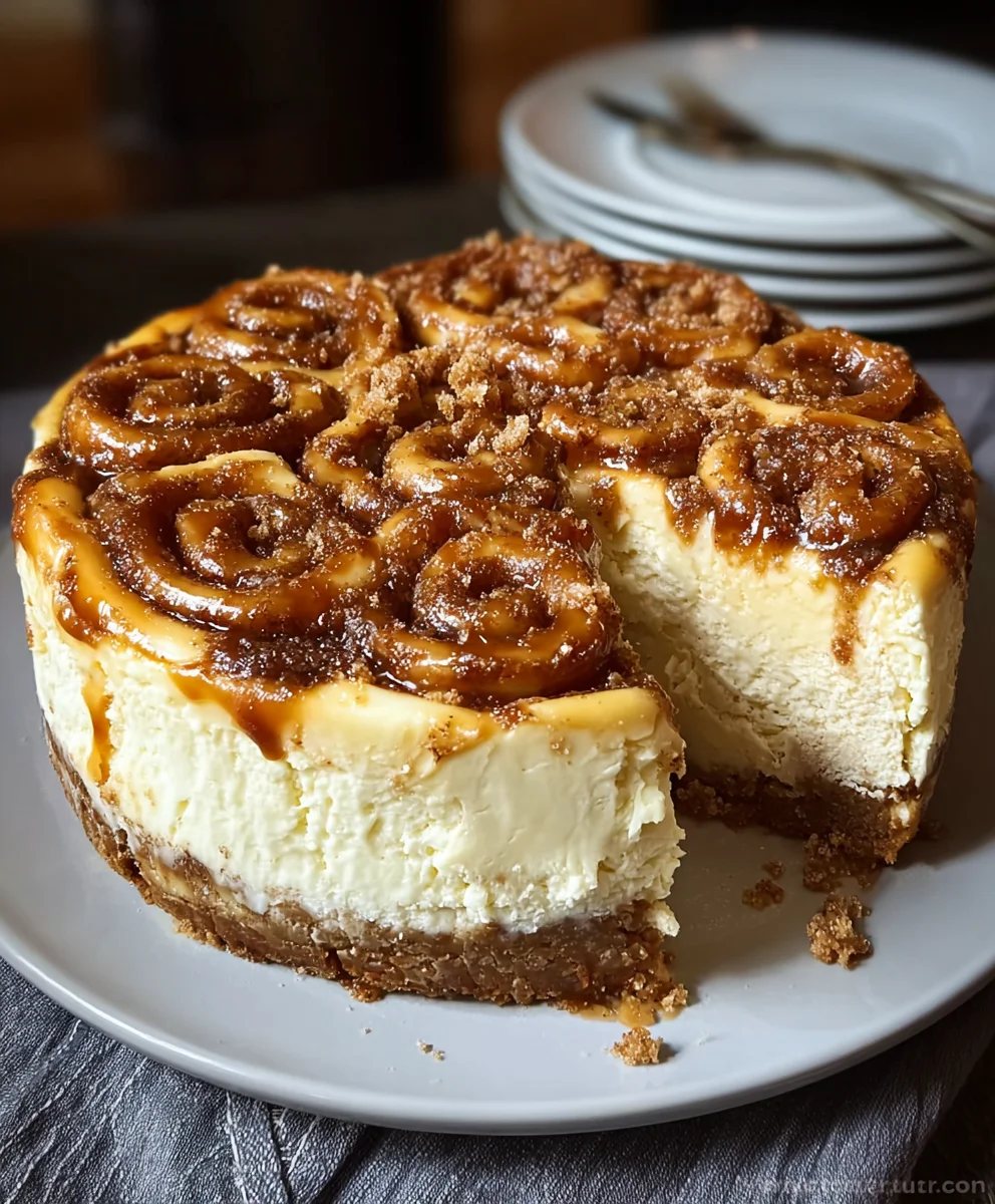 Cinnamon Roll Honeybun Cheesecake Dream