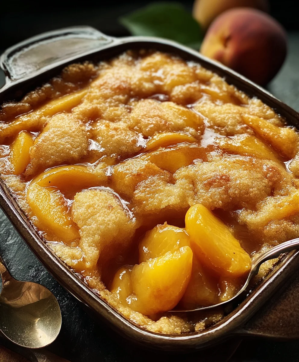 Best Southern Peach Cobbler Recipe-Sweet & Easy
