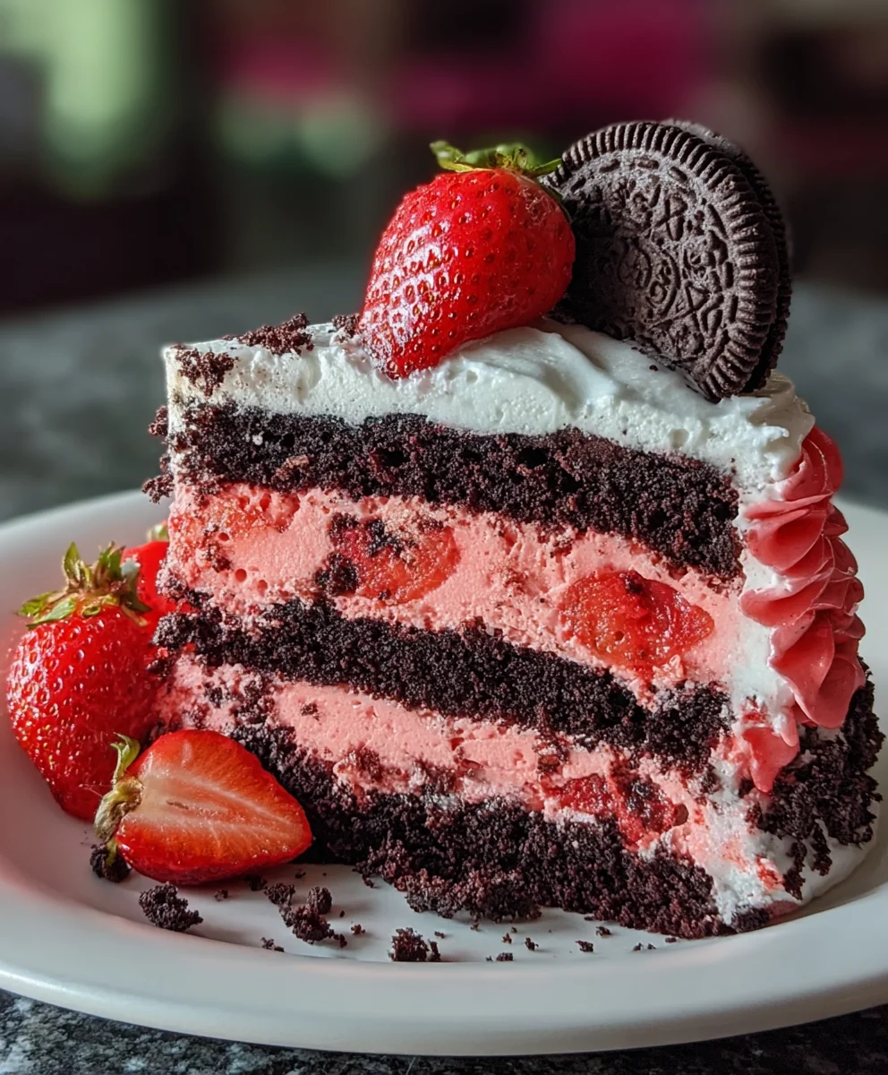 Strawberry Oreo Cake - Decadent Dessert Recipe