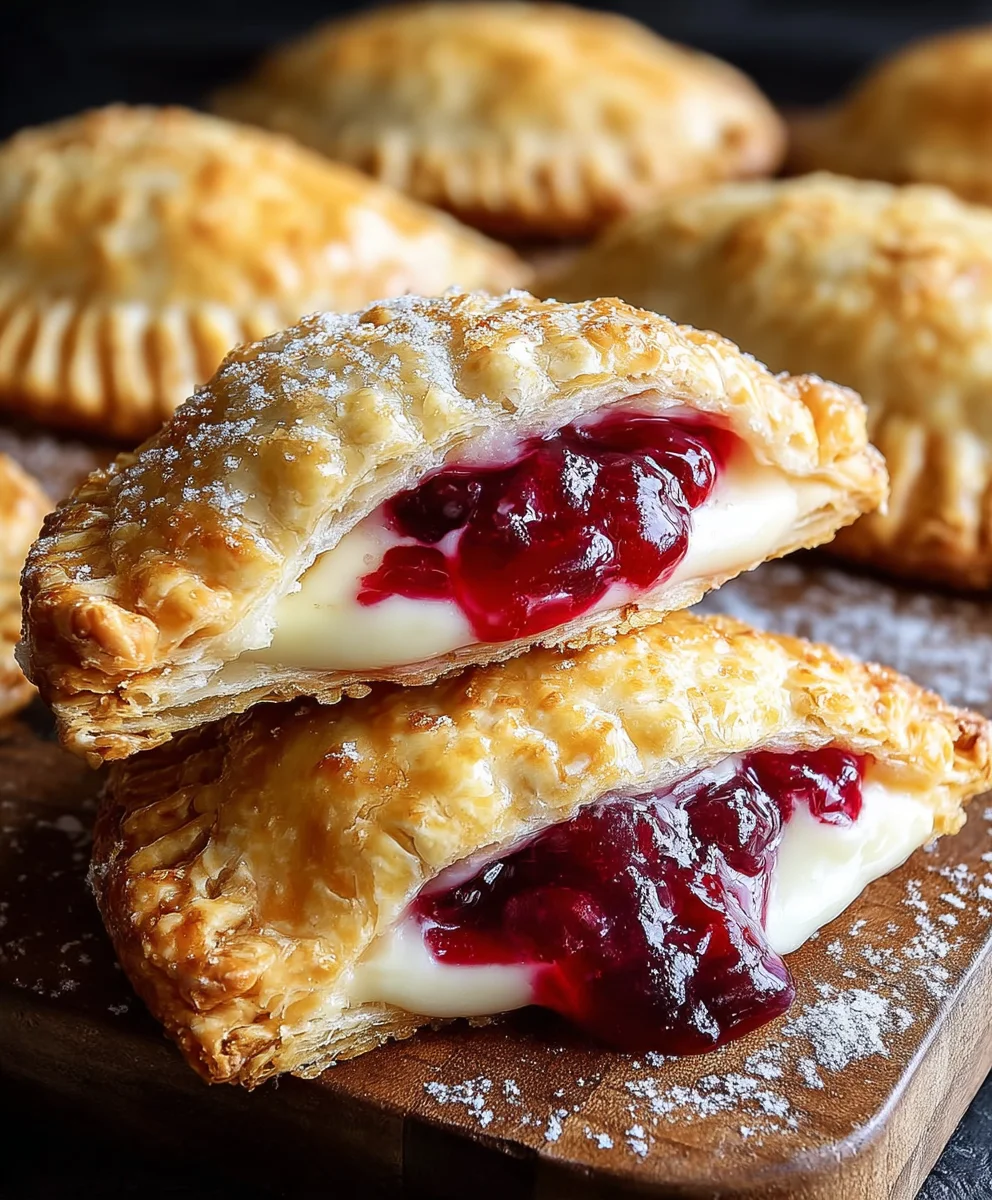 Cherry Cheesecake Hand Pies-Delicious Dessert Recipe