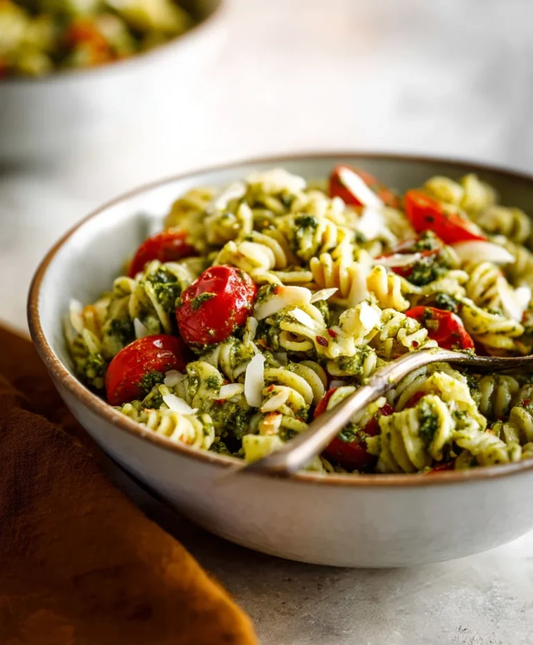 Easy Pesto Pasta Salad – Fresh & Flavorful Recipe
