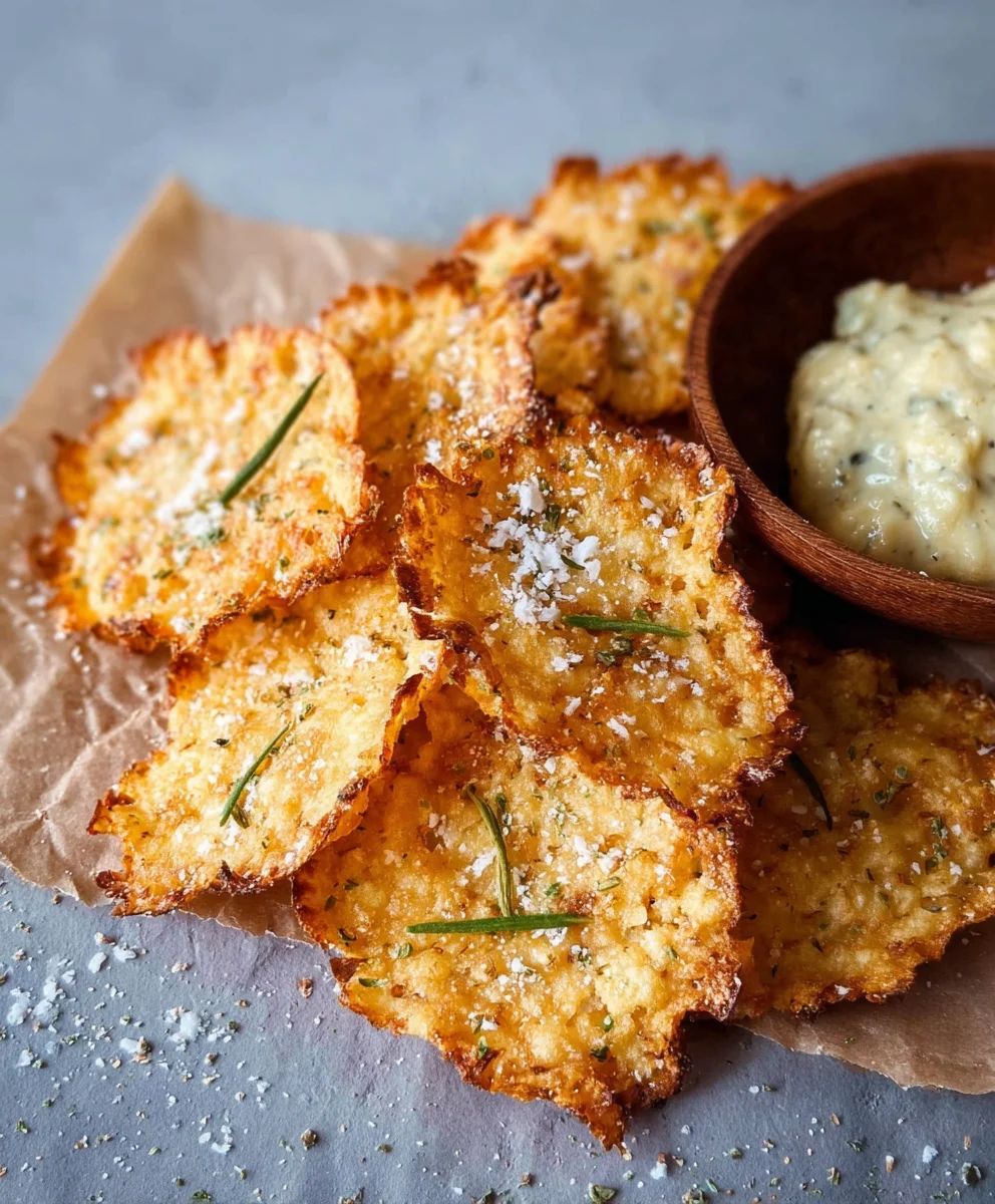 Crispy Cottage Cheese Chips - Healthy Snack Recipes