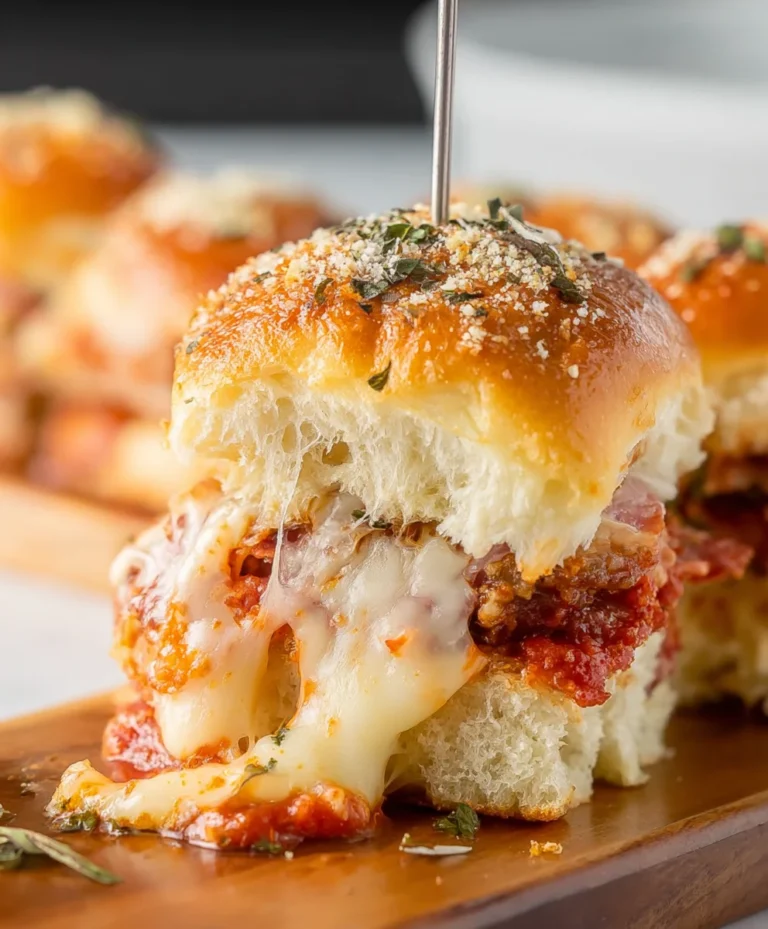 Easy Beef Pizza Sliders Recipe-Game Day Bites