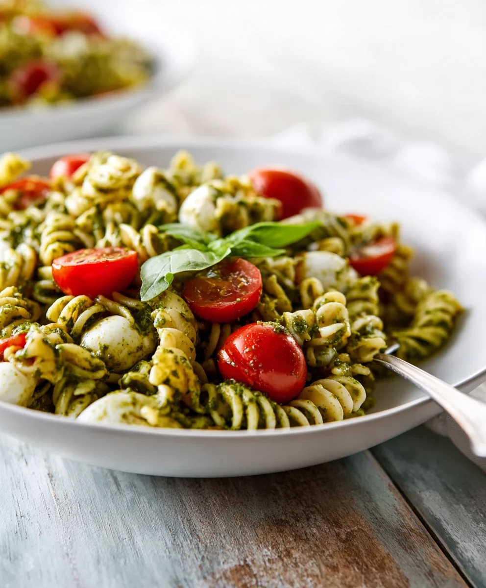 Easy Pesto Pasta Salad - Fresh & Flavorful Recipe