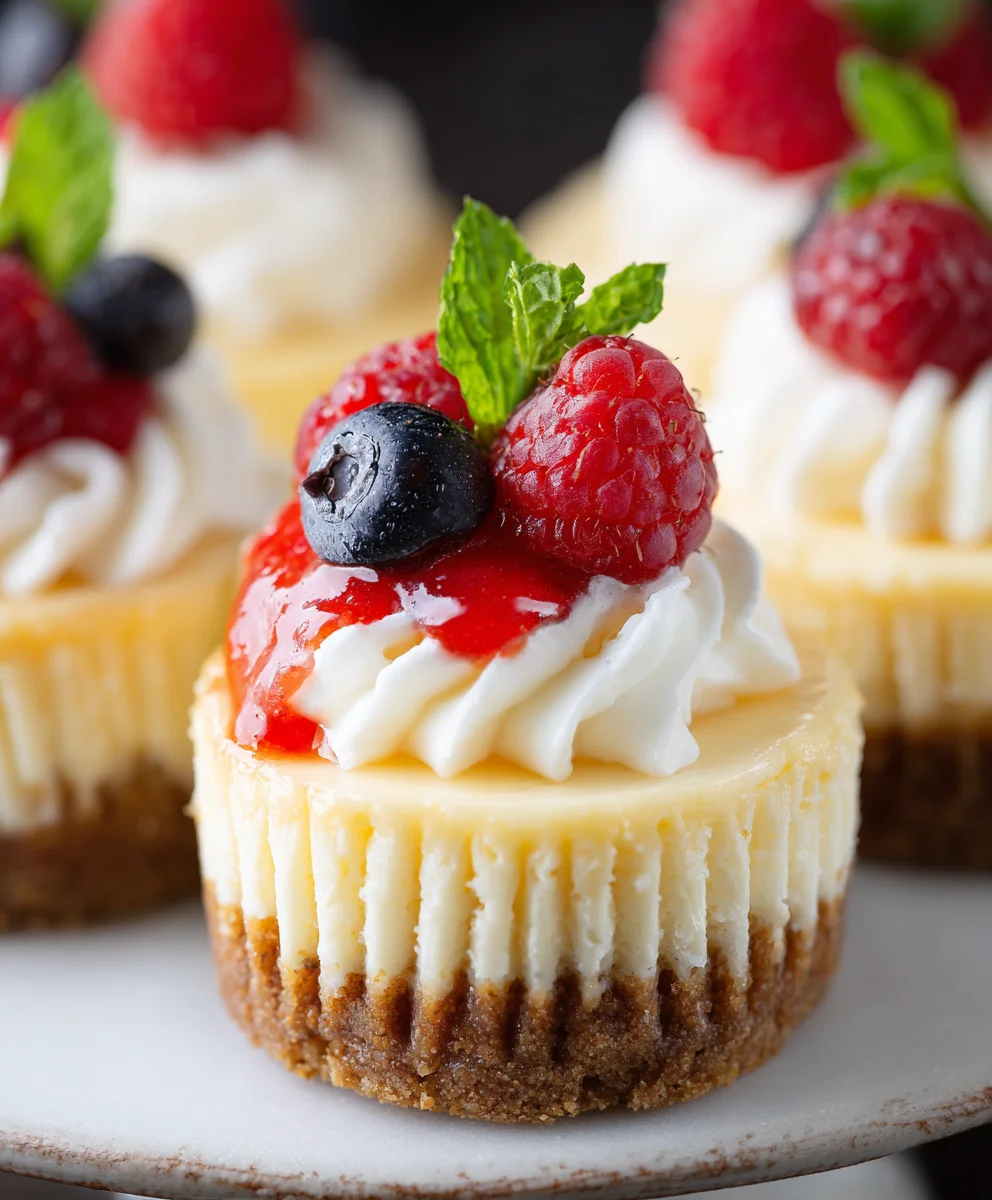 Best Mini Cheesecakes Ever- Creamy & Delicious