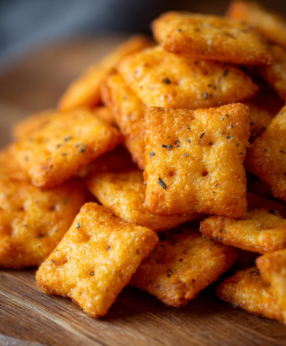 Homemade Cheddar Cheese Crackers-Cheez It Recipe