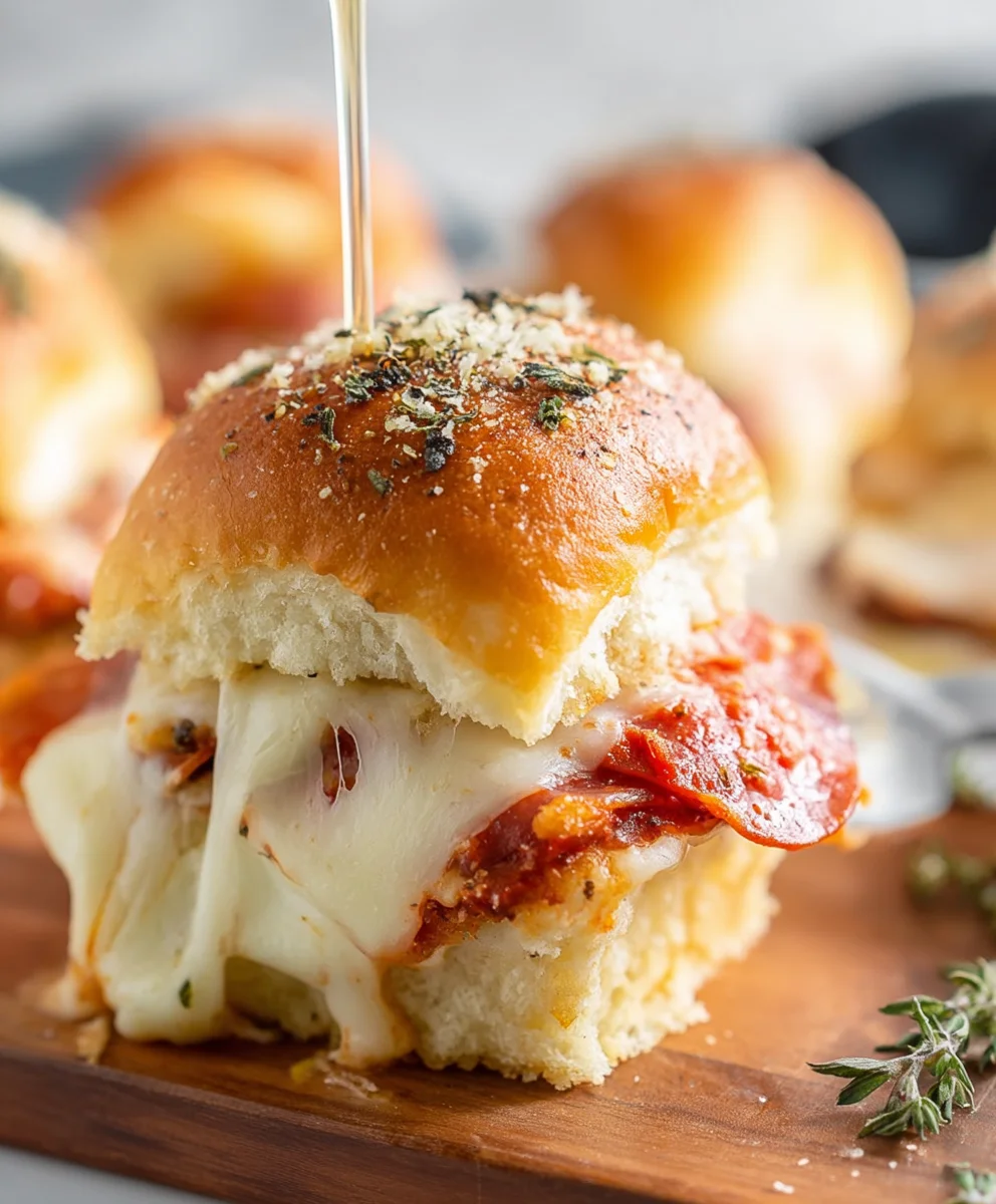 Easy Beef Pizza Sliders Recipe-Game Day Bites