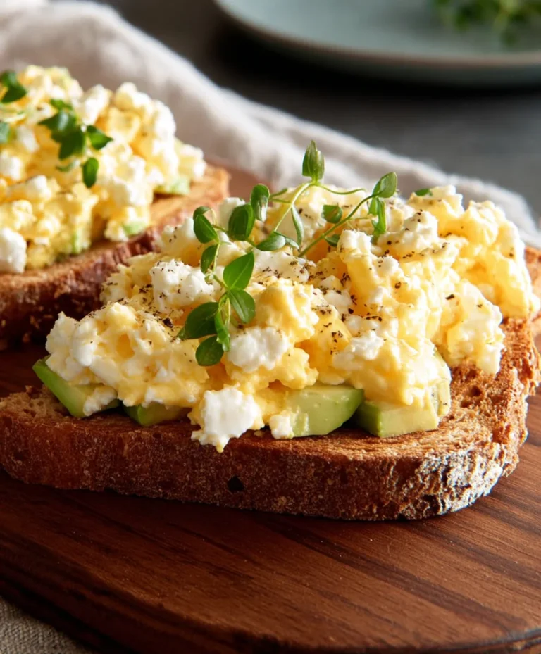 Healthy Egg Salad with Cottage Cheese No Mayo