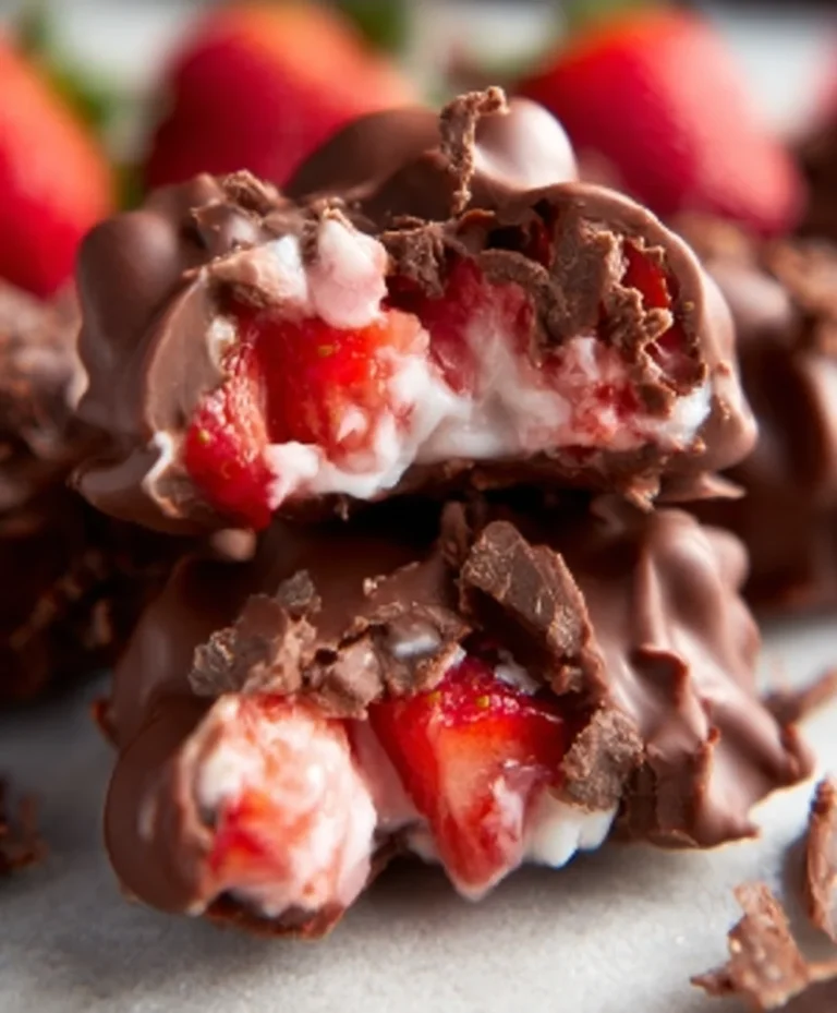 Viral Chocolate Strawberry Yogurt Clusters – Easy Treat