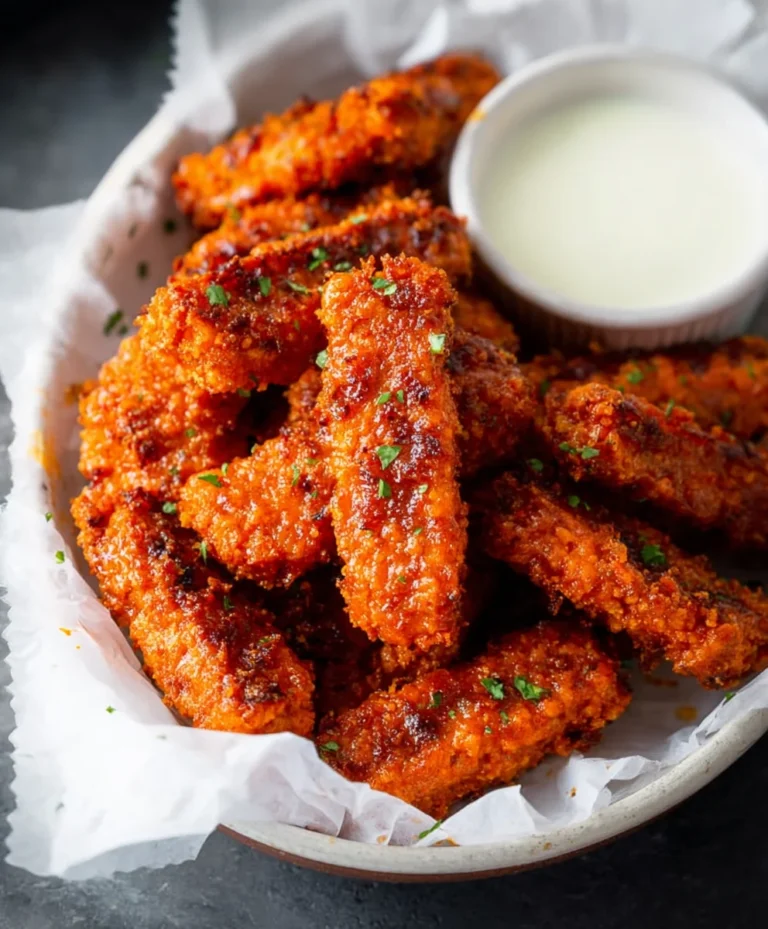 Crispy Baked Buffalo Tofu Wings Recipe