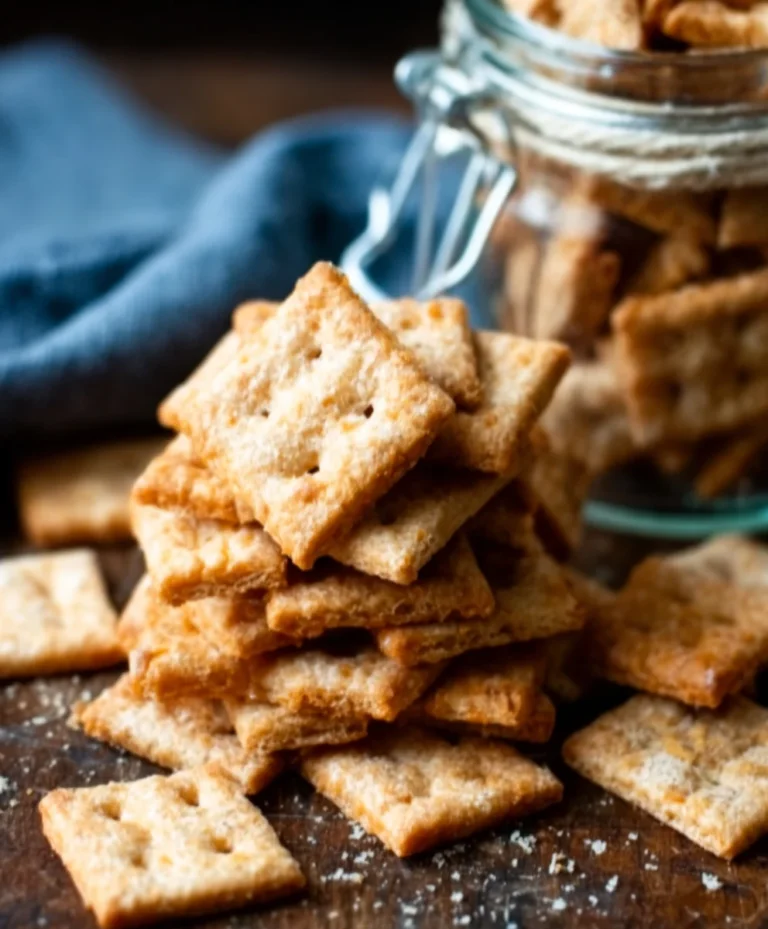 Delicious Sourdough Cheese Crackers Recipe