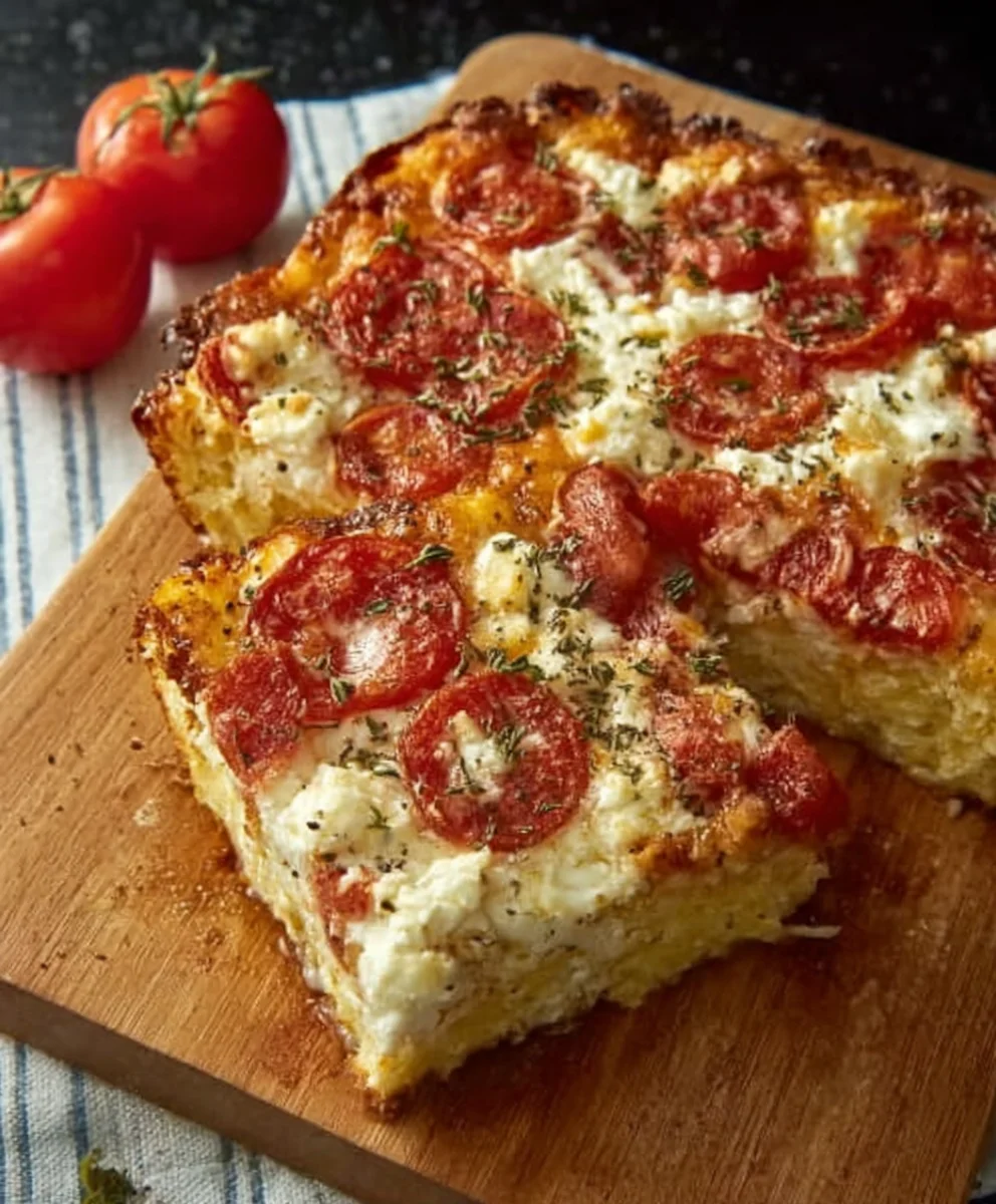 Pizza Cottage Cheese Bake - Easy & Delicious Recipe