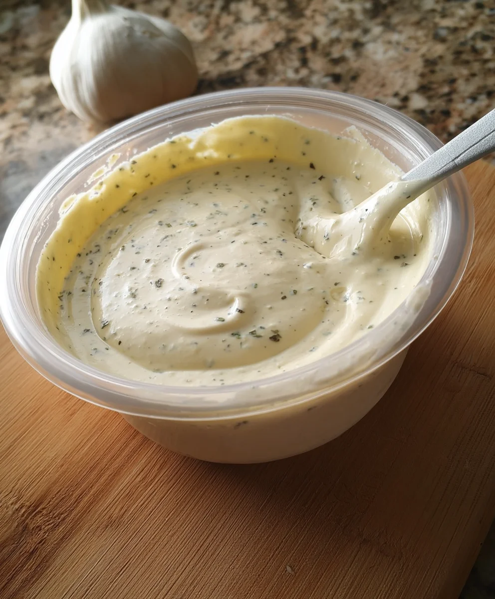 Creamy Garlic Aioli Sauce- Easy Homemade Dip