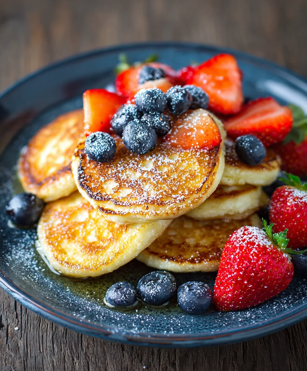 Fluffy Cottage Cheese Pancakes-Easy & Delicious Recipe