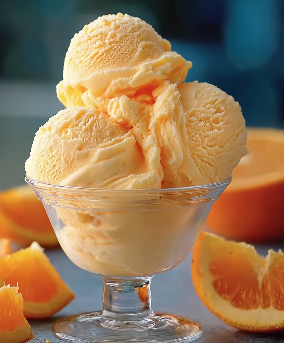 Orange Crush Sherbet - Zesty Homemade Refreshment