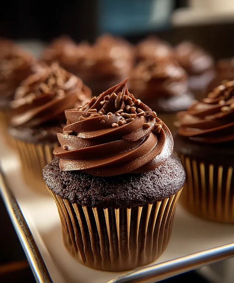 Decadent Chocolate Fudge Cupcakes Recipe-Easy & Delicious