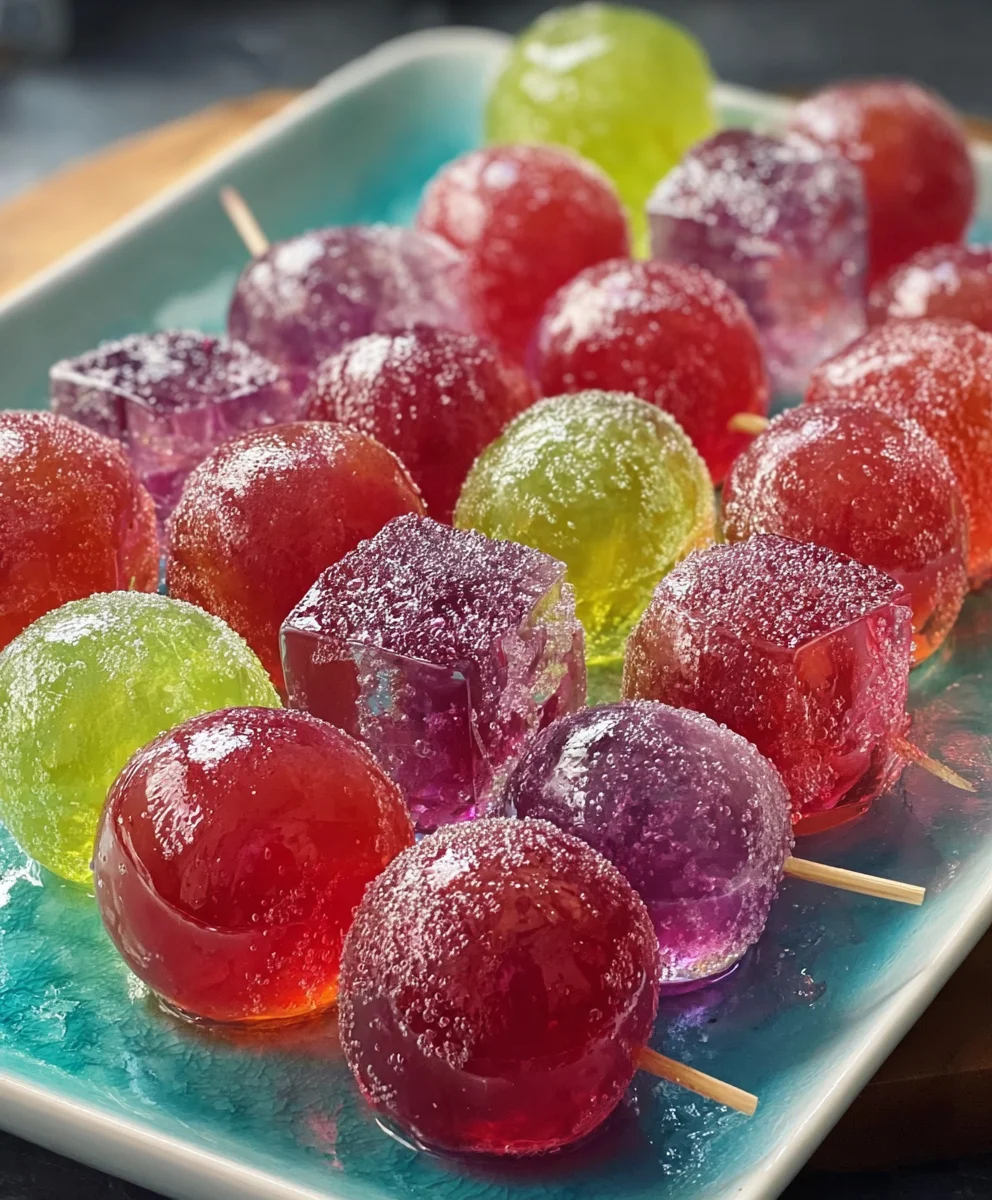 Frozen Candy Grapes with Jell-O Recipe - Sweet Treat