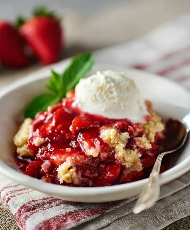 Strawberry Cobbler