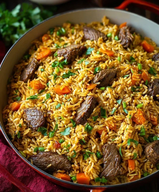 Beef Rice Plov