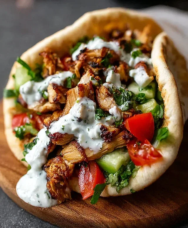 Chicken Shawarma with Garlic Sauce Recipe (Easy & Delicious)