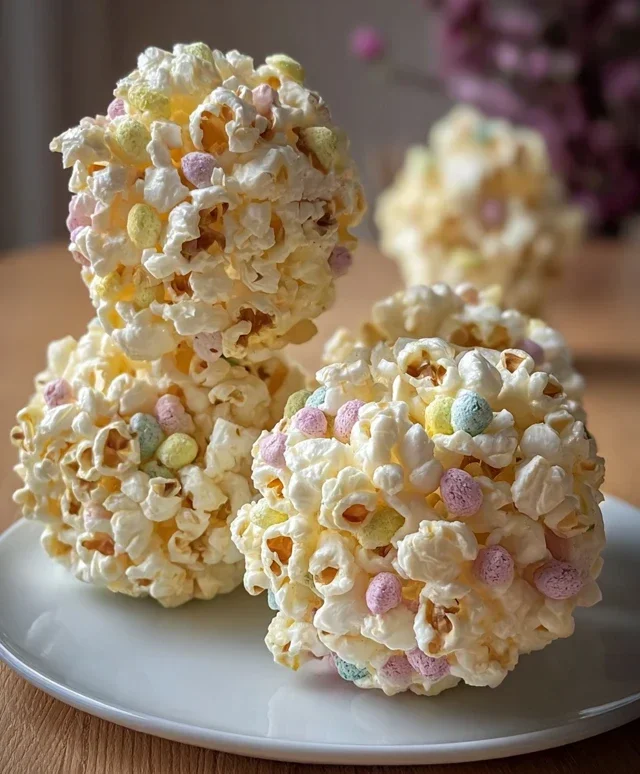 Easter Popcorn Balls