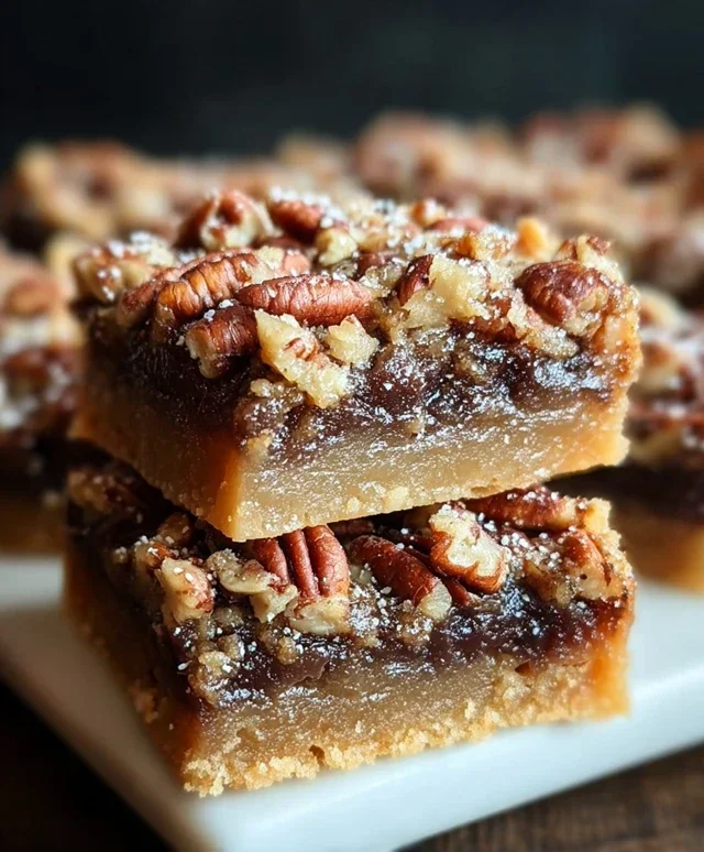 German Chocolate Pecan Pie Bars