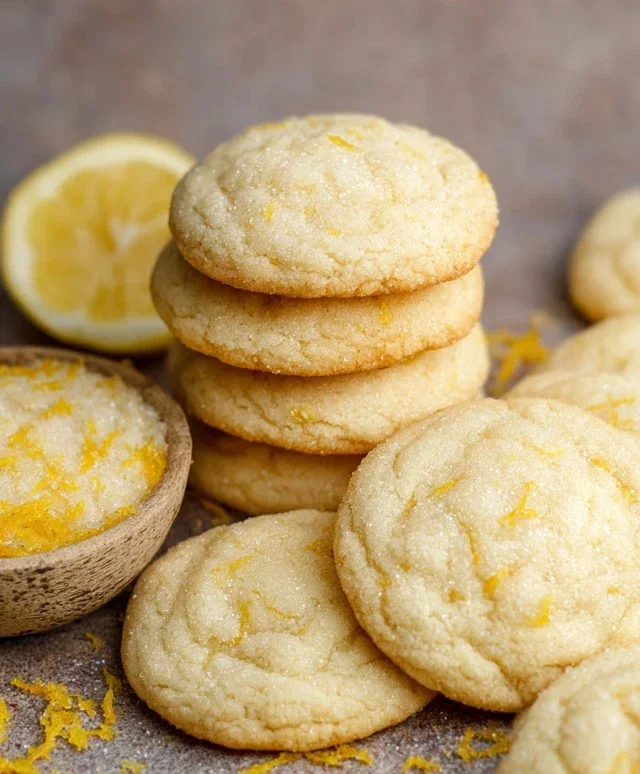 Soft & Chewy Lemon Cookies