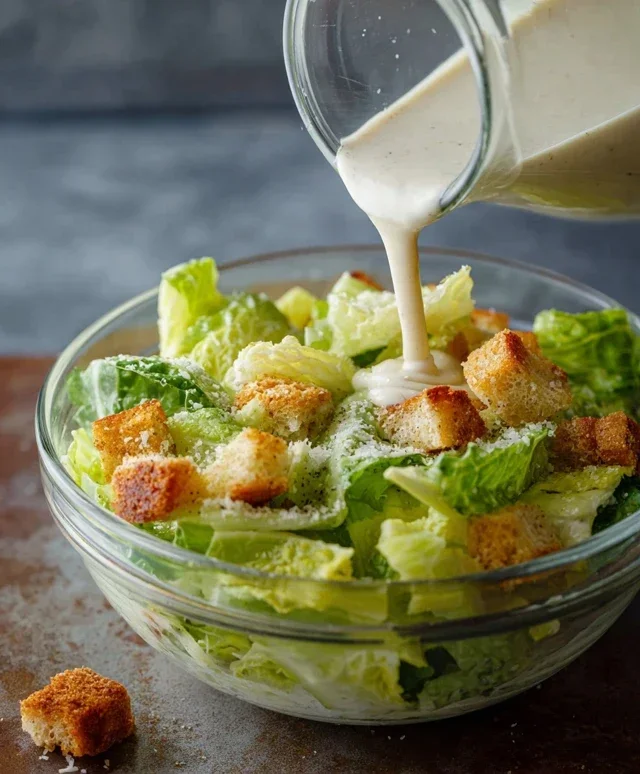 Homemade Caesar Salad Dressing