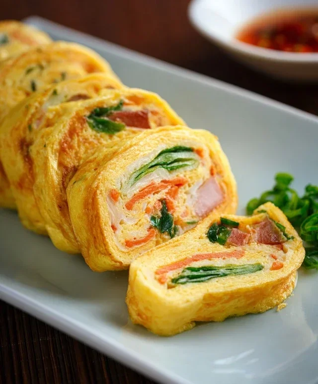 Gyeran Mari (Korean Rolled Omelette)