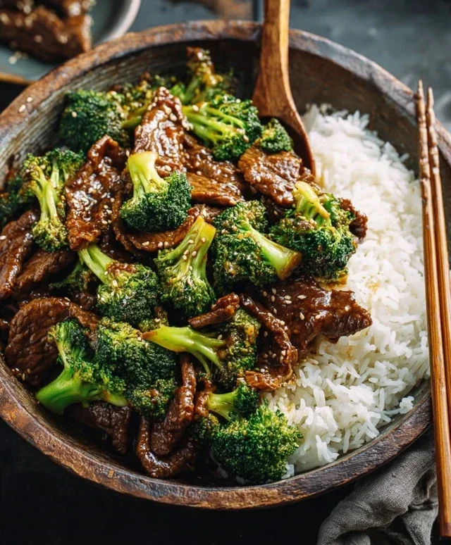 Chinese Beef and Broccoli (牛肉炒西兰花)