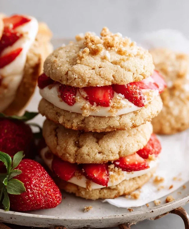 Strawberry Shortcake Cookies