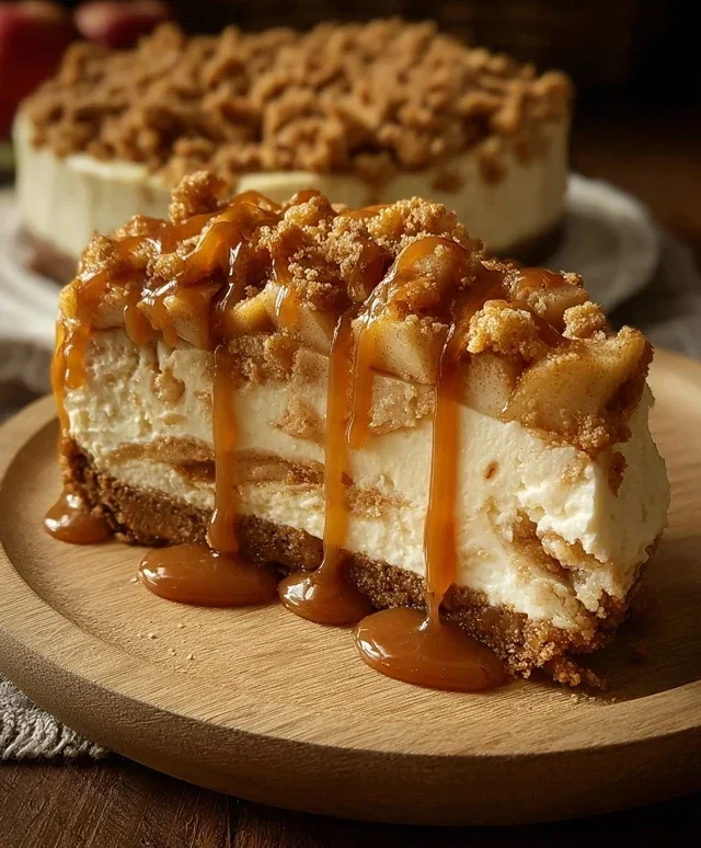 No bake Apple pie cheesecake
