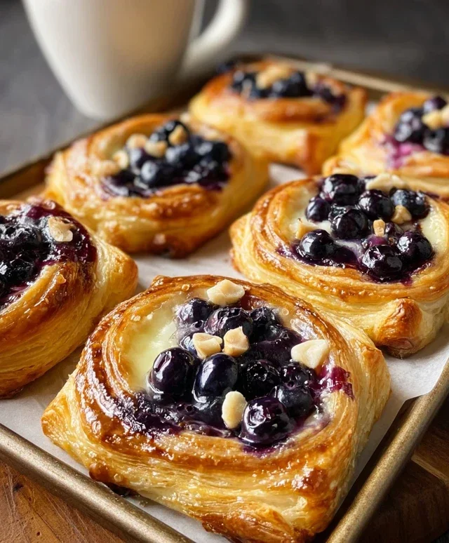 Blueberry Cheese Danish