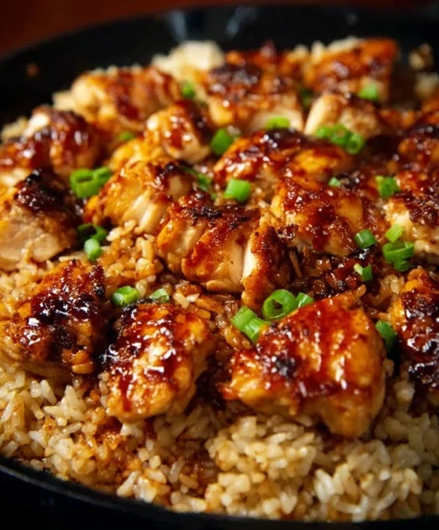 One-Pan Bold Honey BBQ Chicken Rice