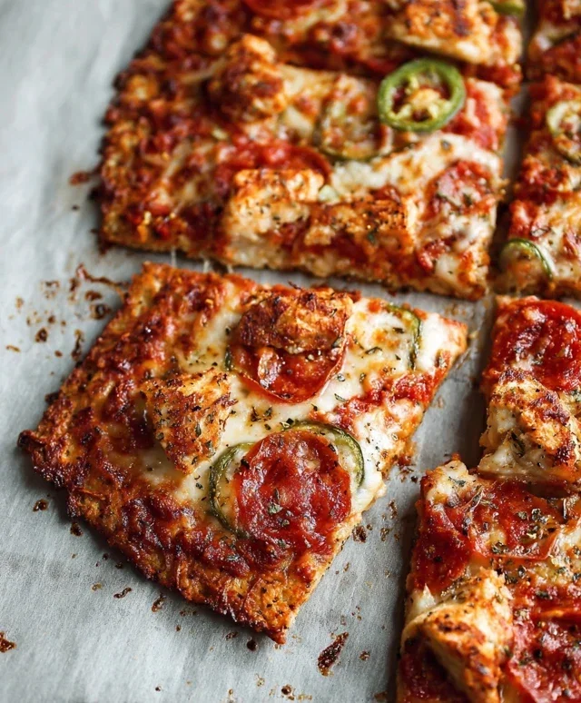 Chicken Crust Pizza (Easy Low Carb Recipe)