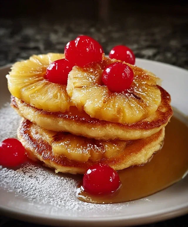 Pineapple Upside-Down Pancakes