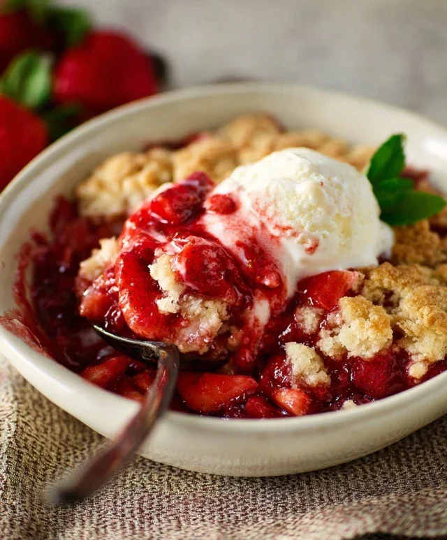 Strawberry Cobbler