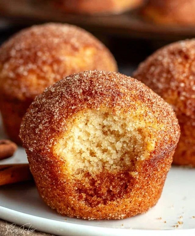 Keto Muffins- Classic Cinnamon "Sugar" Donut Style