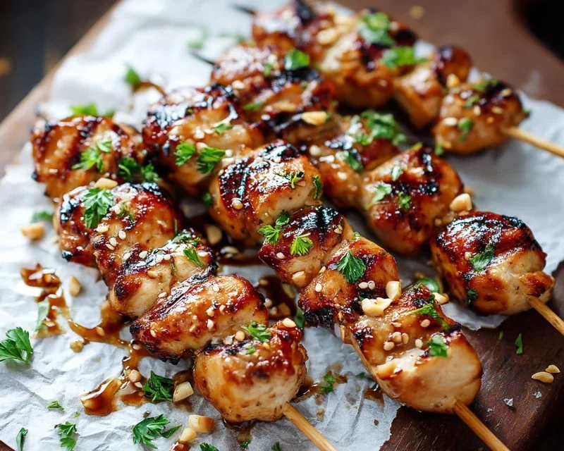 Teriyaki Chicken Skewers