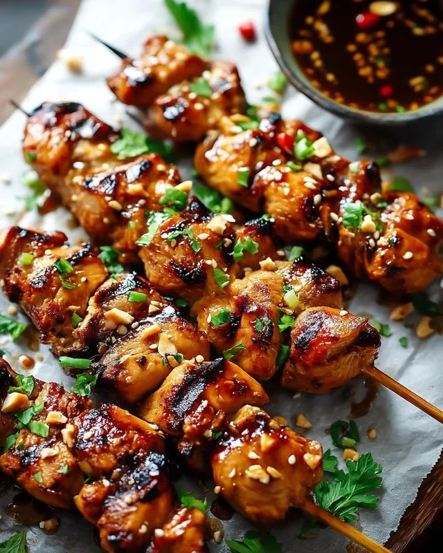 Teriyaki Chicken Skewers