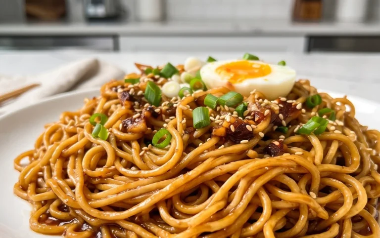 Easy Saucy Ramen Noodles