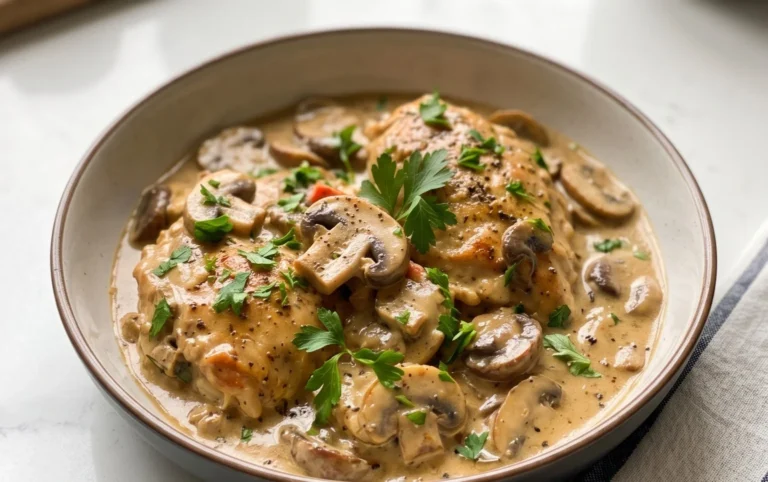 Creamy Mushroom Chicken Recipe