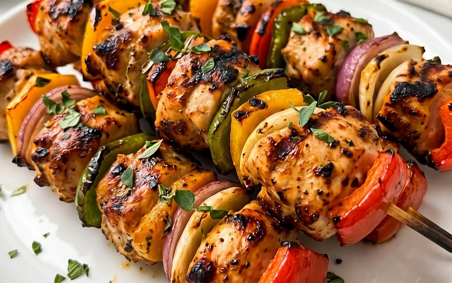 Air Fryer Chicken Skewers (VIDEO)