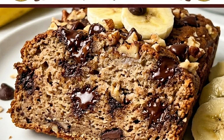 Healthy 5-Ingredient Flourless Banana Bread