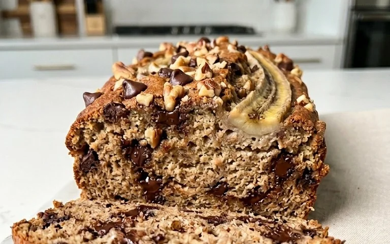 Healthy 5-Ingredient Flourless Banana Bread