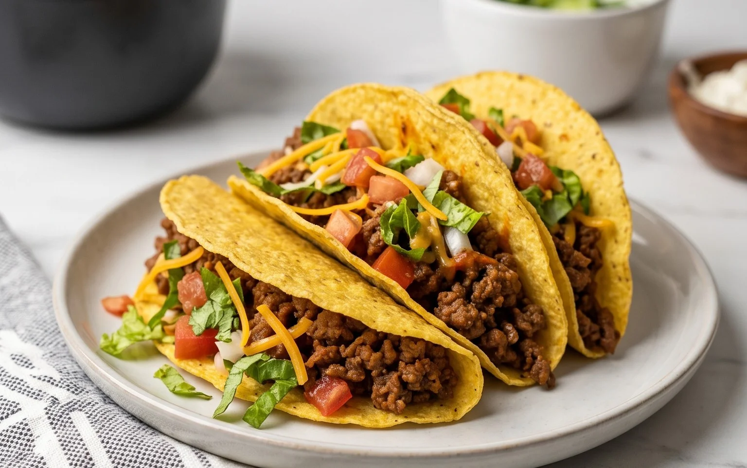 Crispy Ground Beef Tacos
