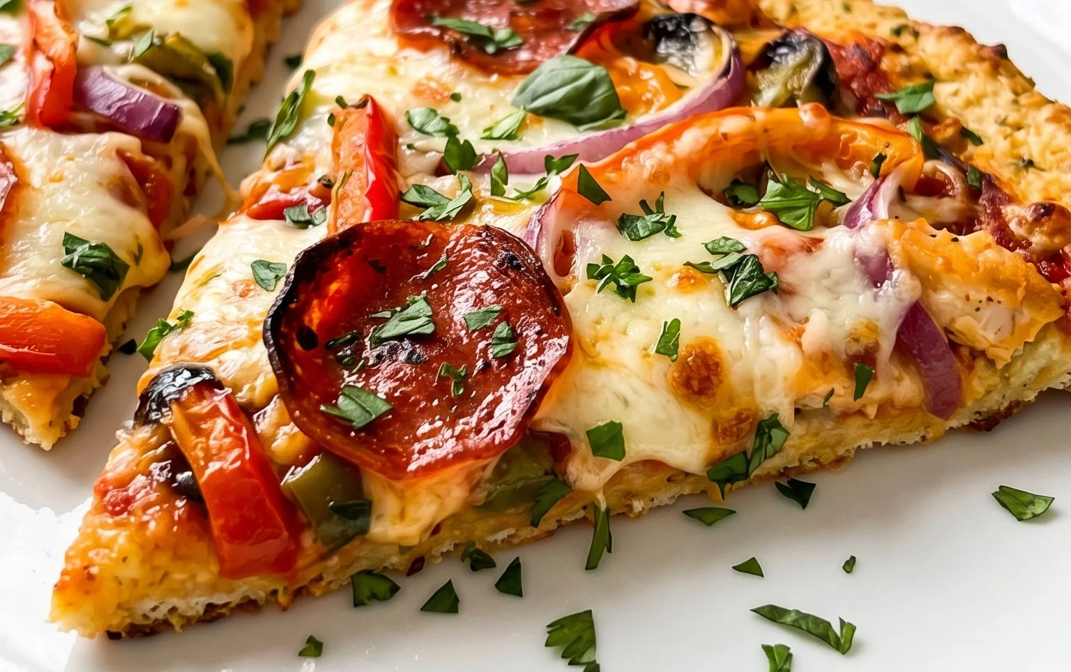 Chicken Crust Pizza (Low Carb + High Protein