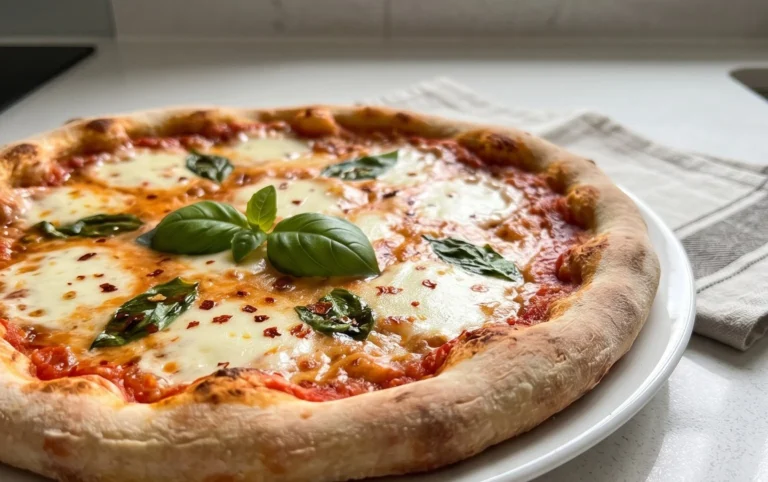 An excellent No Yeast Pizza Dough - quick easy homemade pizza!