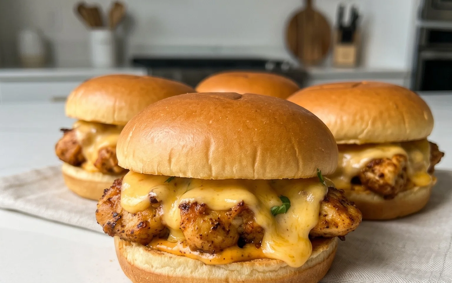 Cheesy Dynamite Chicken Buns