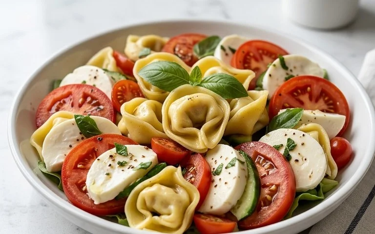 Tortellini Caprese Salad